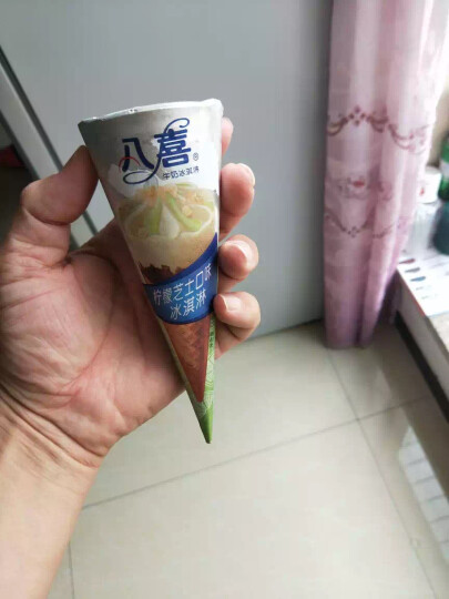八喜 冰淇淋 甜筒组合装 巧克力口味 68g*5支 脆皮甜筒 晒单图