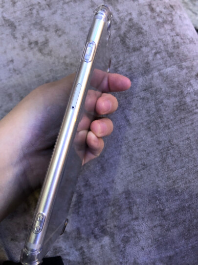 悦可（yueke）苹果6plus/6s plus手机壳透明电镀防摔全包保护套男女款 适用于iphone6p/6sp 5.5英寸 透明金 晒单图
