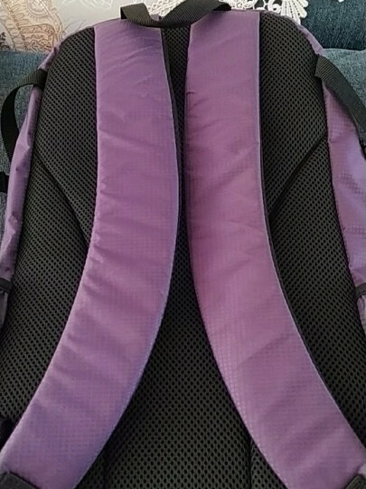 爱华仕电脑包双肩14英寸 时尚商务背包男 笔记本电脑包大容量 4071紫色 晒单图
