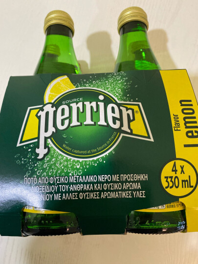 法国原装进口 巴黎水（Perrier）天然含气矿泉水 青柠味气泡水750ml*12瓶 （玻璃瓶）整箱 晒单图