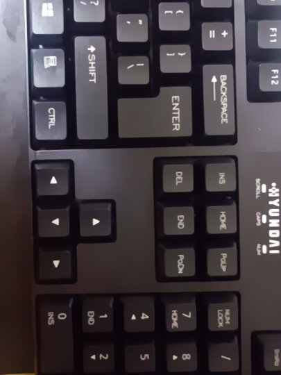 HYUNDAI键鼠套装 有线USB键鼠套装 办公薄膜键盘鼠标套装 电脑键盘 笔记本键盘 黑色 HY-MA75 晒单图