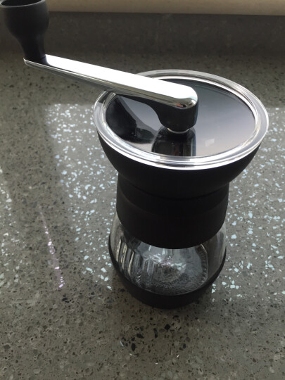 HARIO 手冲咖啡豆手摇磨豆机咖啡研磨机陶瓷芯办公家用MSCS便携式 黑色100g 晒单图