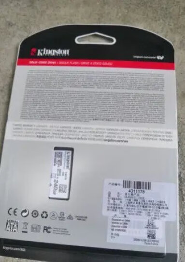 金士顿(Kingston) 240GB SSD固态硬盘 SATA3.0接口 A400系列 晒单图