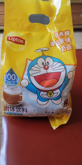 立顿Lipton 奶茶 香浓原味奶茶冲饮饮料 速溶袋装奶茶粉 100%进口奶源 早餐冲调饮品 特惠装40包 700g 晒单图
