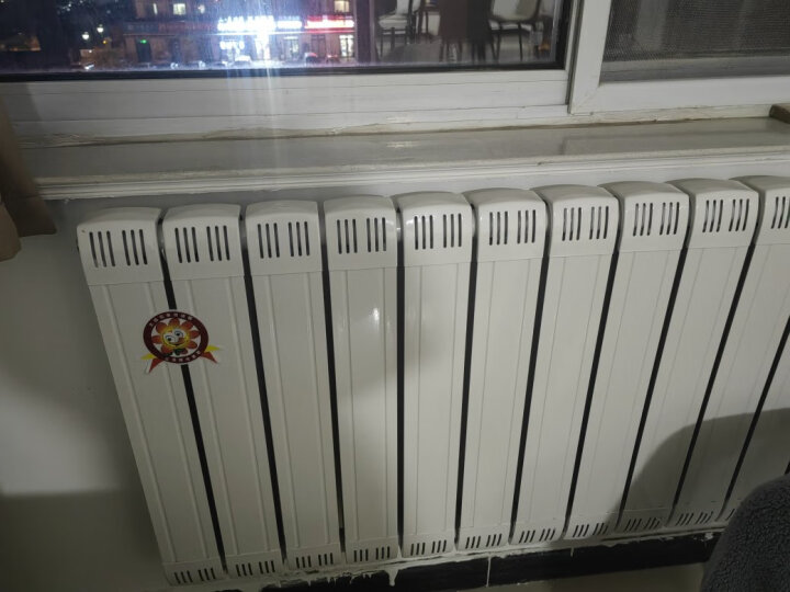 太阳花暖气片家用水暖铜铝复合自采暖壁挂式散热片卫生间小背篓散热器【一片（即一竖条）价格，三片起拍】 1.2米高单片价格 晒单图