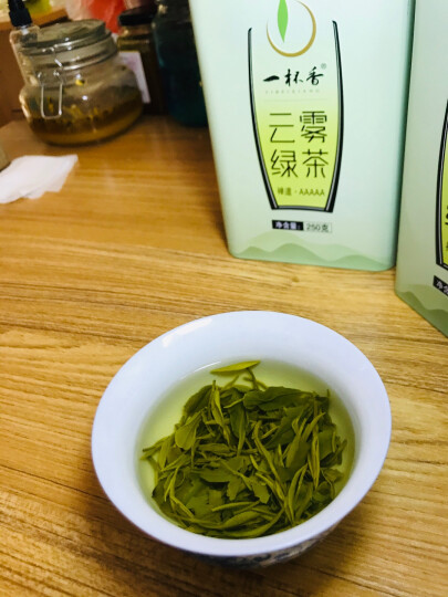 一杯香茶叶2024新茶云雾绿茶500g明前春茶毛尖日照足嫩芽自己喝送礼袋 晒单图