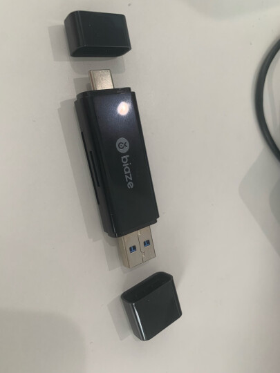 毕亚兹 Type-c转USB3.0 手机OTG支持小米5乐视2华为P9 接U盘鼠标键盘 ZT6-玫瑰金 晒单图