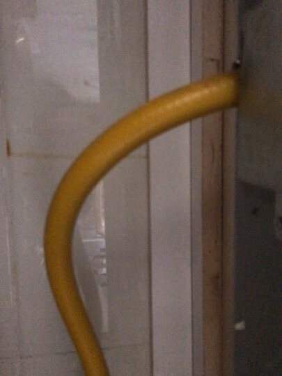一靓煤气管天然气管防爆带钢丝中高压热水器灶具软管 B款：五层加厚双层纤维325克 长度1.5米一根（加管卡两个) 晒单图