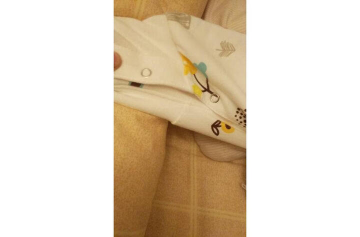 象宝宝(elepbaby)宝宝吃饭罩衣 婴儿围兜 儿童防水画画反穿衣 2件装(桃红蜜蜂+果绿青蛙) 晒单图