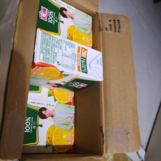 汇源 100%橙汁 无添加纯果汁健康营养维生素c饮料 200ml*24盒整箱 晒单图