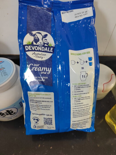 德运（Devondale）澳洲原装进口 高钙全脂成人奶粉1kg袋装 调制乳粉 学生青少年中老年适用 晒单图