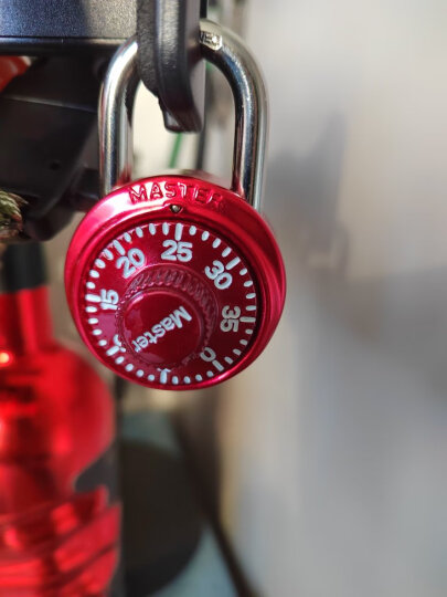 玛斯特（Master Lock）转盘式小号密码锁健身房储物柜挂锁1533MCND 紫色 美国专业锁具品牌 晒单图