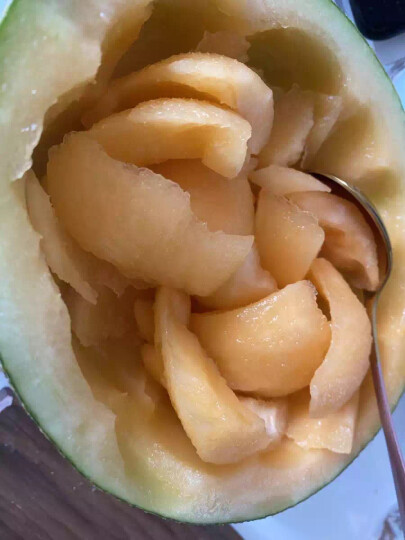 西州蜜瓜25号哈密瓜 甜瓜 1粒装 单果1.25kg以上 新鲜水果 晒单图