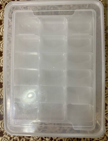 克来比 自制带盖冰块盒 3件套 制冰盒模型 33格 家用做冰格冰箱冻冰块模具 KLB1132 绿色 晒单图