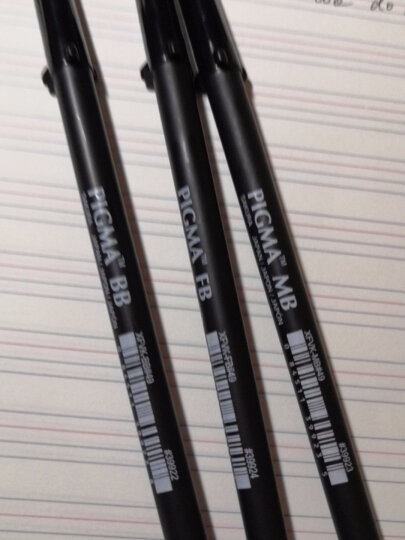 日本樱花(SAKURA) 秀丽笔 勾线软毛笔 书法笔大中小楷学生练字绘画笔 3支套装 晒单图