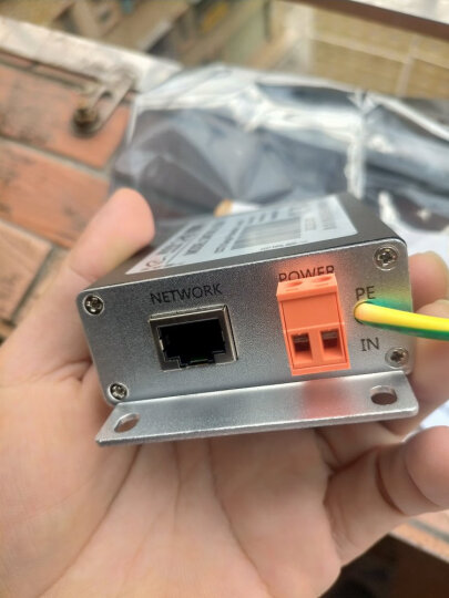 视明通 监控网络电源二合一防雷器 RJ45避雷器防雷浪涌保护器 poe网络摄像头信号防雷器 晒单图