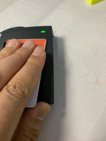 固尚IC读卡器id卡读卡器M1卡会员积分读卡器USB门禁系统发卡器刷卡机 ID前10位发卡器 晒单图