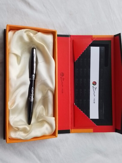毕加索（pimio）签字笔 商务办公礼品宝珠笔 成人签名笔 学生练字 男女生日礼物0.5mm铭志系列606珍珠白 晒单图