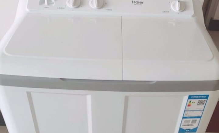 海尔(Haier)7公斤 强力洗涤 双桶双缸洗衣机 XPB70-1186BS 晒单图
