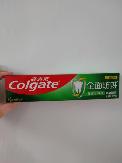 高露洁（Colgate）冰爽龙井青柠牙膏 180g 10倍持久清凉感 清新口气  去口气 晒单图