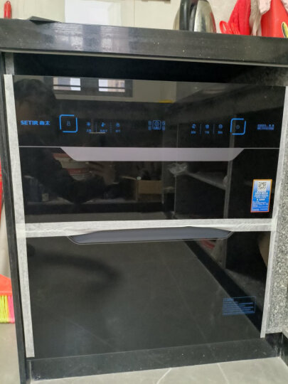 森太（SETIR） F280B消毒柜嵌入式家用厨房碗筷消毒碗柜 黑色钢管款 晒单图