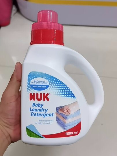 NUK儿童婴儿洗衣液新生儿宝宝专用手洗机洗衣物清洗液1000ml【进口】 晒单图