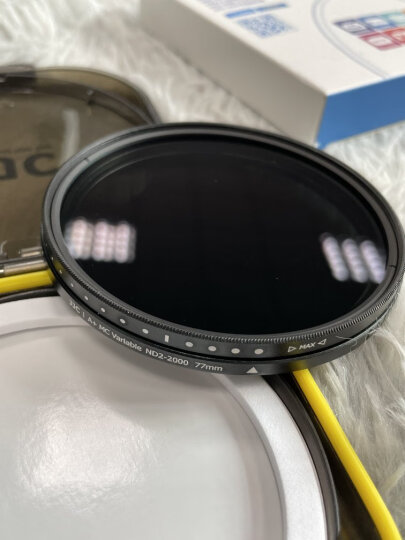 JJC ND滤镜 减光镜 可调ND2-400中灰密度镜 双面多层镀膜 单反微单相机滤光镜82mm 晒单图