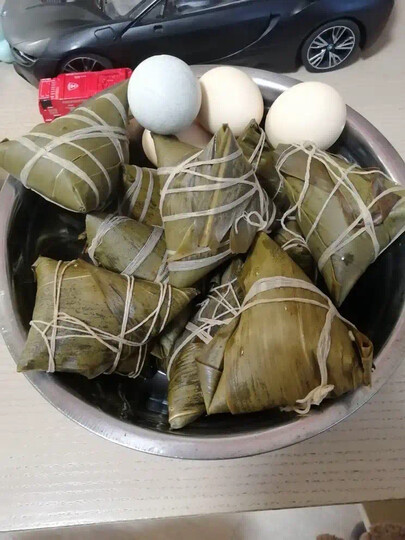 五芳斋 速冻粽子 蛋黄猪肉口味 500g 5只 精选咸鸭蛋 早餐食材 嘉兴特产 晒单图