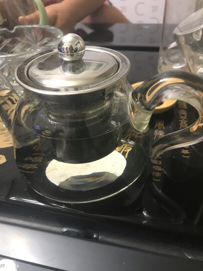 金镶玉茶壶  办公室茶具泡茶耐热防爆玻璃家用大容量过滤 如意壶500ML 晒单图