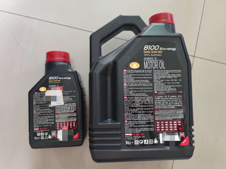 摩特(MOTUL) 全合成汽车机油8100ECO NERGY5W-30  SL 5L/桶 欧洲进口 晒单图