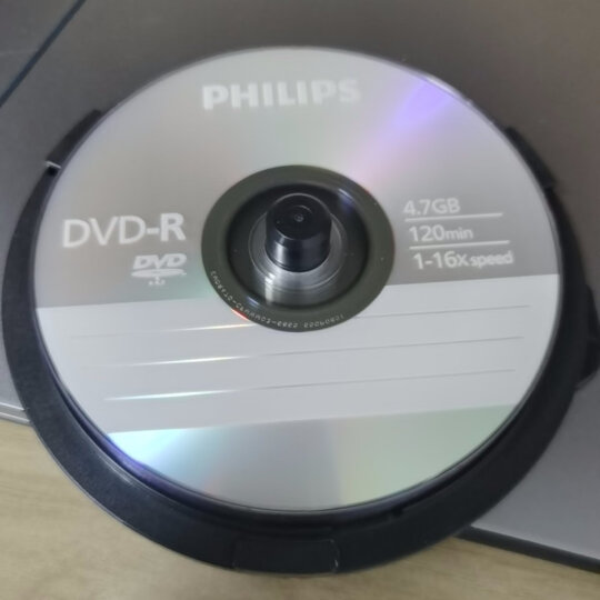 飞利浦（PHILIPS）DVD+R光盘/刻录盘 空白光盘 刻录光盘 光碟 16速4.7G 桶装10片  晒单图