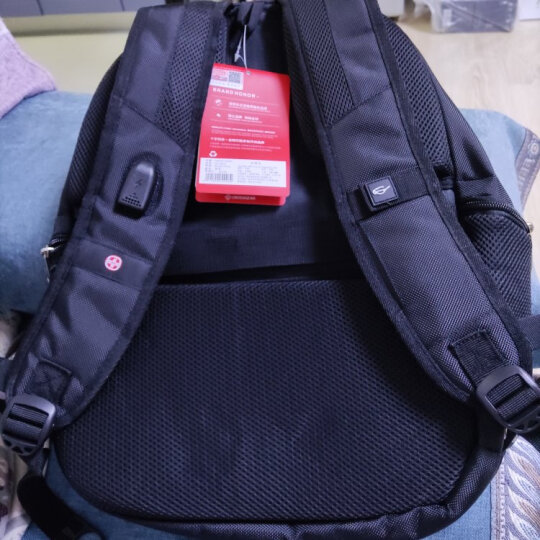 CROSSGEAR电脑包15.6吋笔记本商务双肩包多功能背包男书包防泼水出差旅行包 晒单图