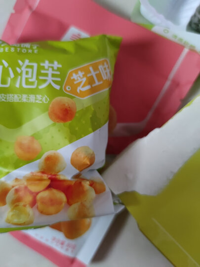 良品铺子 爆浆麻薯 红豆味小吃 蛋糕点心 零食特产150g 晒单图