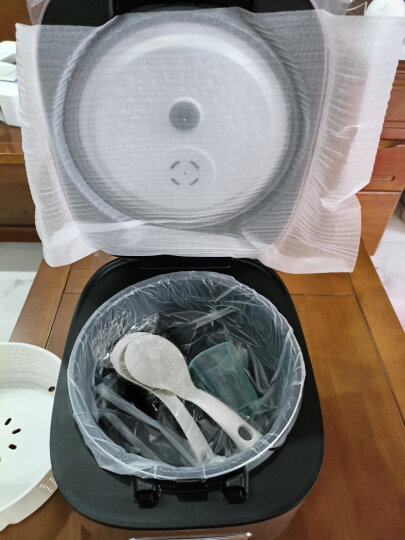 美的(Midea)智能电饭煲电饭锅家用5L大容量预约气动涡轮防溢锅金属机身蒸米饭锅-WFS5017TM(3-10人) 晒单图