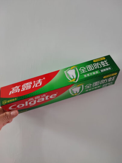 高露洁（Colgate）冰爽龙井青柠牙膏 180g 10倍持久清凉感 清新口气  去口气 晒单图