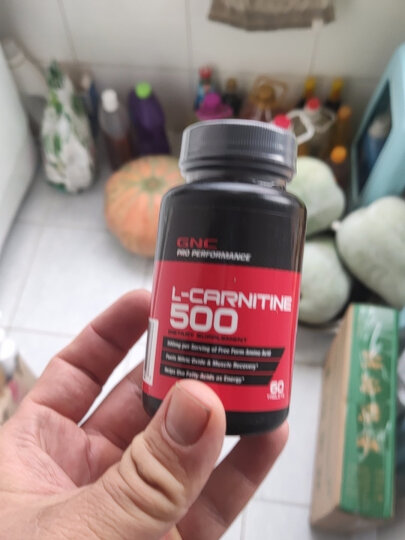 GNC健安喜 左旋肉碱营养片 500mg*60粒/瓶 运动健身加强型 有助于提高脂肪代谢 海外原装进口 晒单图