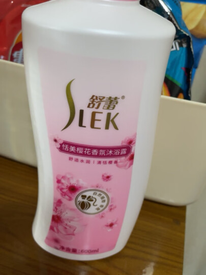 舒蕾（SLEK）沐浴露甜杏仁深层滋润1L（SPA精华 深层滋润 沐浴乳） 晒单图