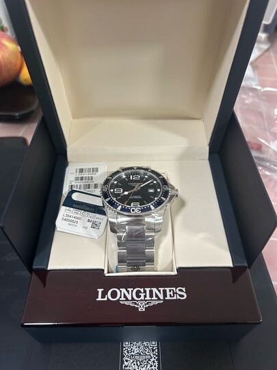 浪琴（LONGINES）瑞士手表 康卡斯潜水系列 机械钢带男表L37424566 晒单图