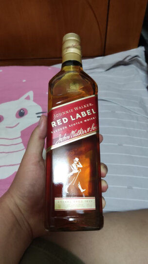 尊尼获加（JOHNNIE WALKER）洋酒 红牌红方 苏格兰调和型威士忌700ml无盒 晒单图