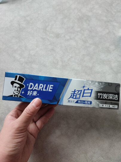 DARLIE好来(原黑人)超白牙膏40g+螺旋深洁牙刷 旅行便携套装 晒单图