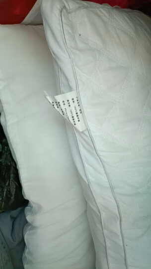 南极人 枕头一对装 100%全棉高弹安睡枕芯 成人单人酒店颈椎枕头芯2只装 晒单图