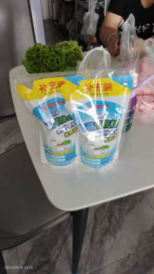 贝亲（Pigeon）奶瓶餐具清洗剂 奶瓶奶嘴清洗液 植物性原料 补充装 600ml MA28 晒单图