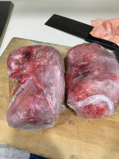 漫泉河 新鲜兔肉 约1250g-1500g每只 兔子肉 烤兔 整只 顺丰 两只装 晒单图