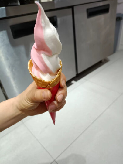 东贝（Donper）软冰淇淋机商用冰激凌机甜筒机冰淇淋粉冰棒机全自动奶茶店立式冰激淋机商用冰淇淋机 【台式经济】22L产量+全自动 晒单图