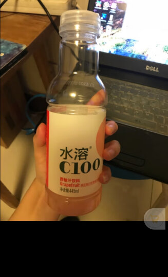 农夫山泉 水溶C100西柚味 复合果汁饮料445ml*15瓶 满足每日所需维生素C 晒单图