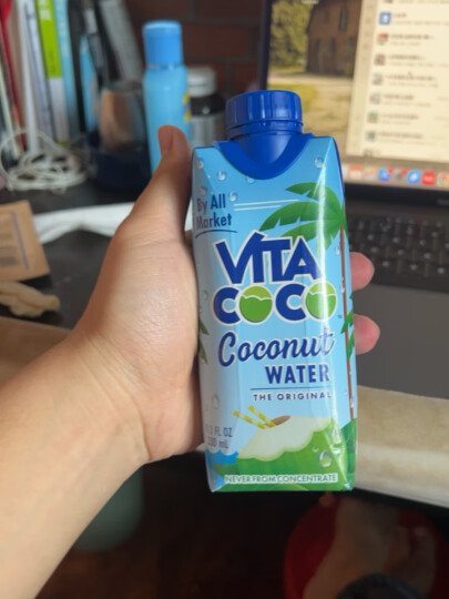 唯他可可（Vita Coco）椰子水椰汁饮料年货 低糖低卡富含电解质 原装进口果汁330ml*12瓶 晒单图