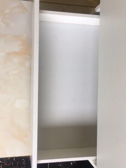 HMJIA 五斗柜抽屉柜整理柜卧室储物柜收纳柜暖白色  G-C13005W 晒单图