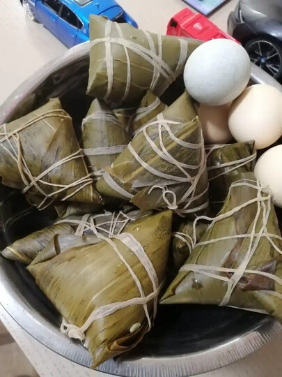 五芳斋 速冻粽子 蛋黄猪肉口味 500g 5只 精选咸鸭蛋 早餐食材 嘉兴特产 晒单图
