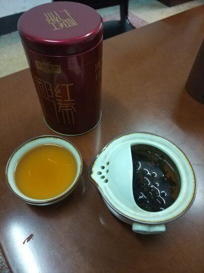 乐品乐茶 茶叶 红茶 安徽祁门红茶 手工红香螺工夫红茶 125g*1罐 晒单图