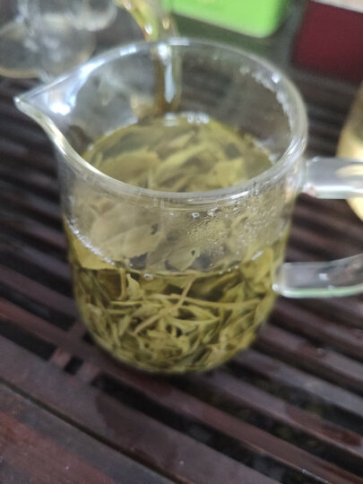 茗山生态茶 茶叶 新茶 碧螺春绿茶 嫩叶 双木罐装共300g 自饮送礼 晒单图